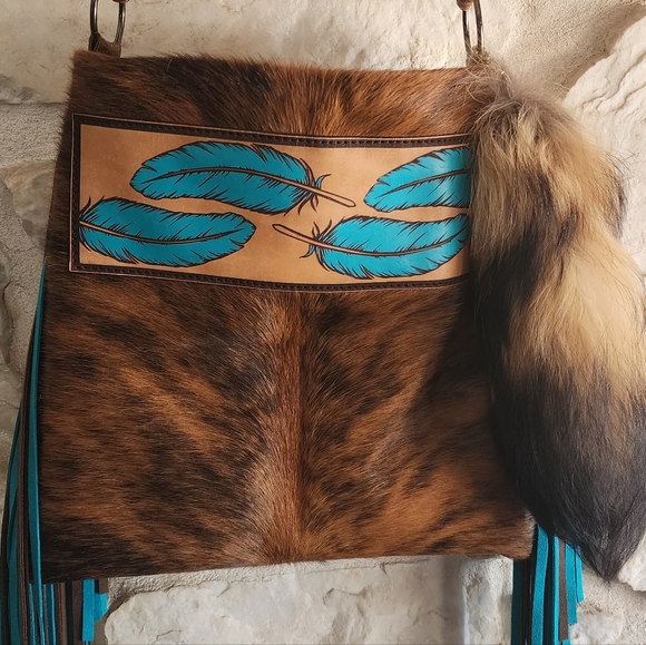 Custom Fringed Cactus Purse - Picture 2 of 7